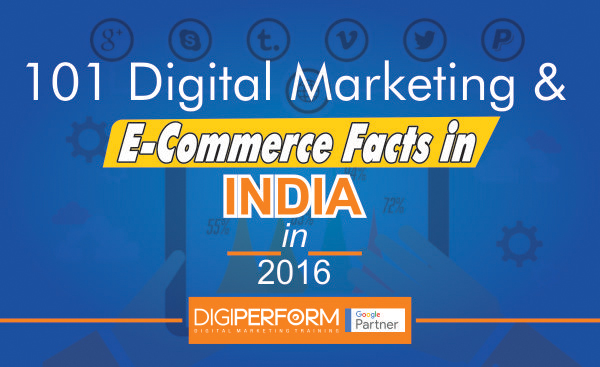 101 Digital Marketing & E-Commerce Facts in India in 2016