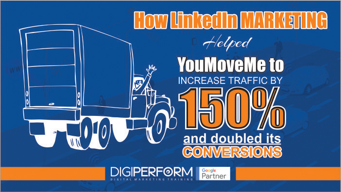 How LinkedIn Marketing Helped YouMoveMe to increase traffic by 150% and doubled its conversions