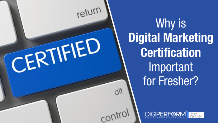 Why is Digital Marketing Certification important for freshers?