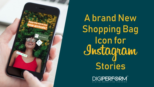 A brand new Shopping Bag Icon for Instagram Stories