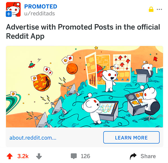 Reddit has added 13 different call-to-action