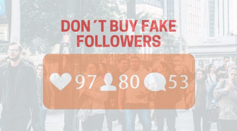 Don´t-buy-fake-followers