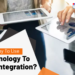 Why to use technology to learn integration?