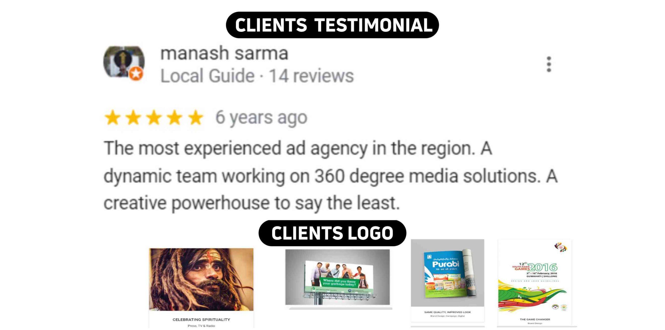 Exclusive Advertising Guwahati Clients Testimonial & Logo