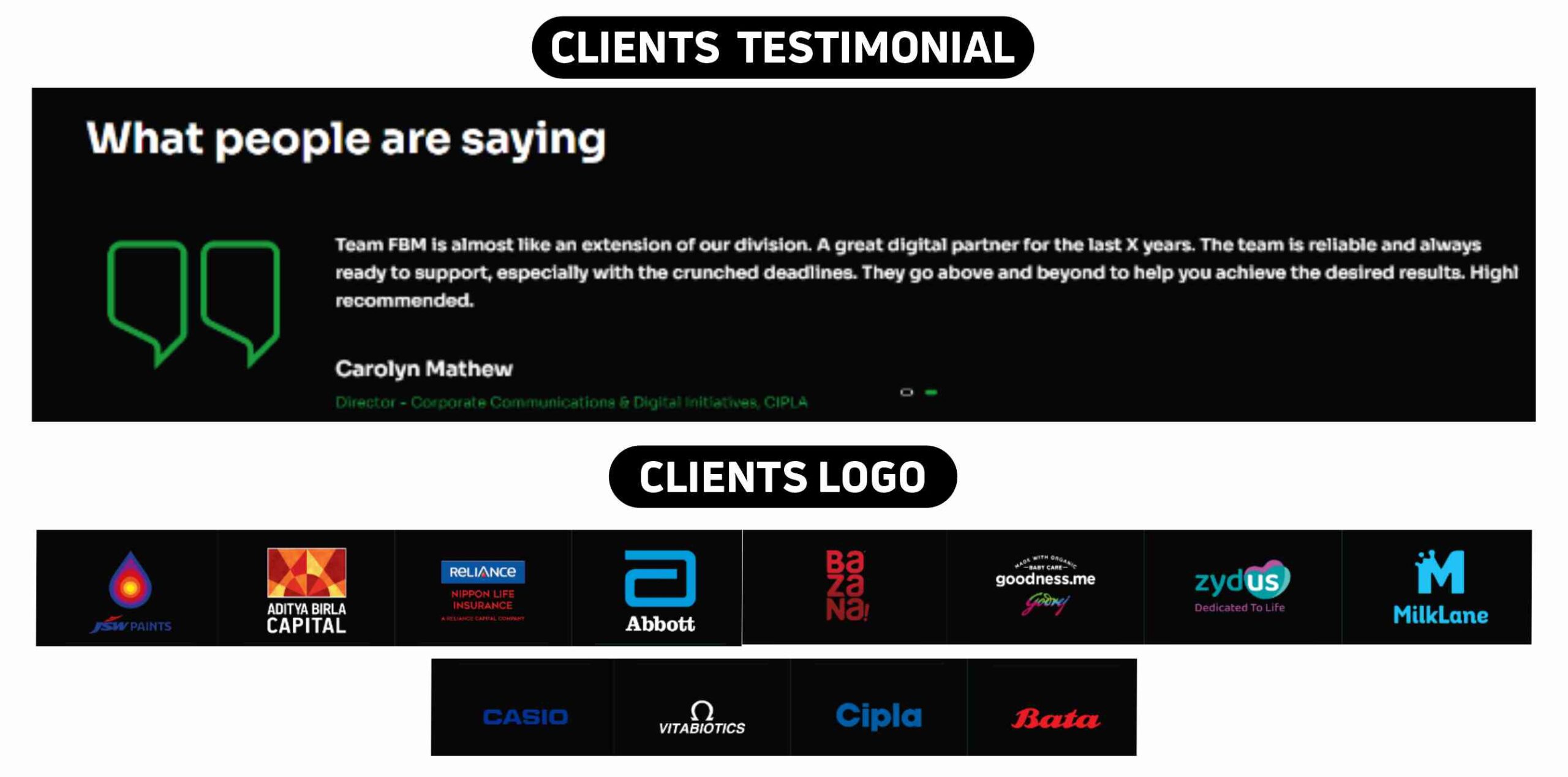 Fresh Box Media Pvt. Ltd Clients Testimonial & Logo