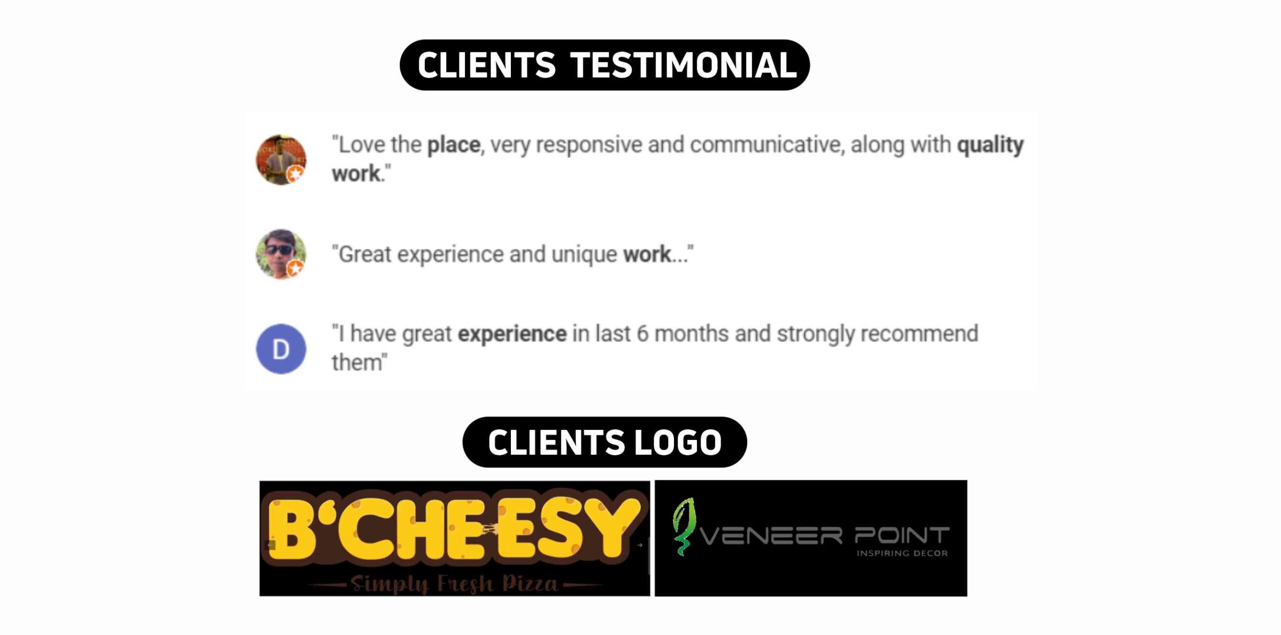 Four Pillars Clients Testimonials & logos