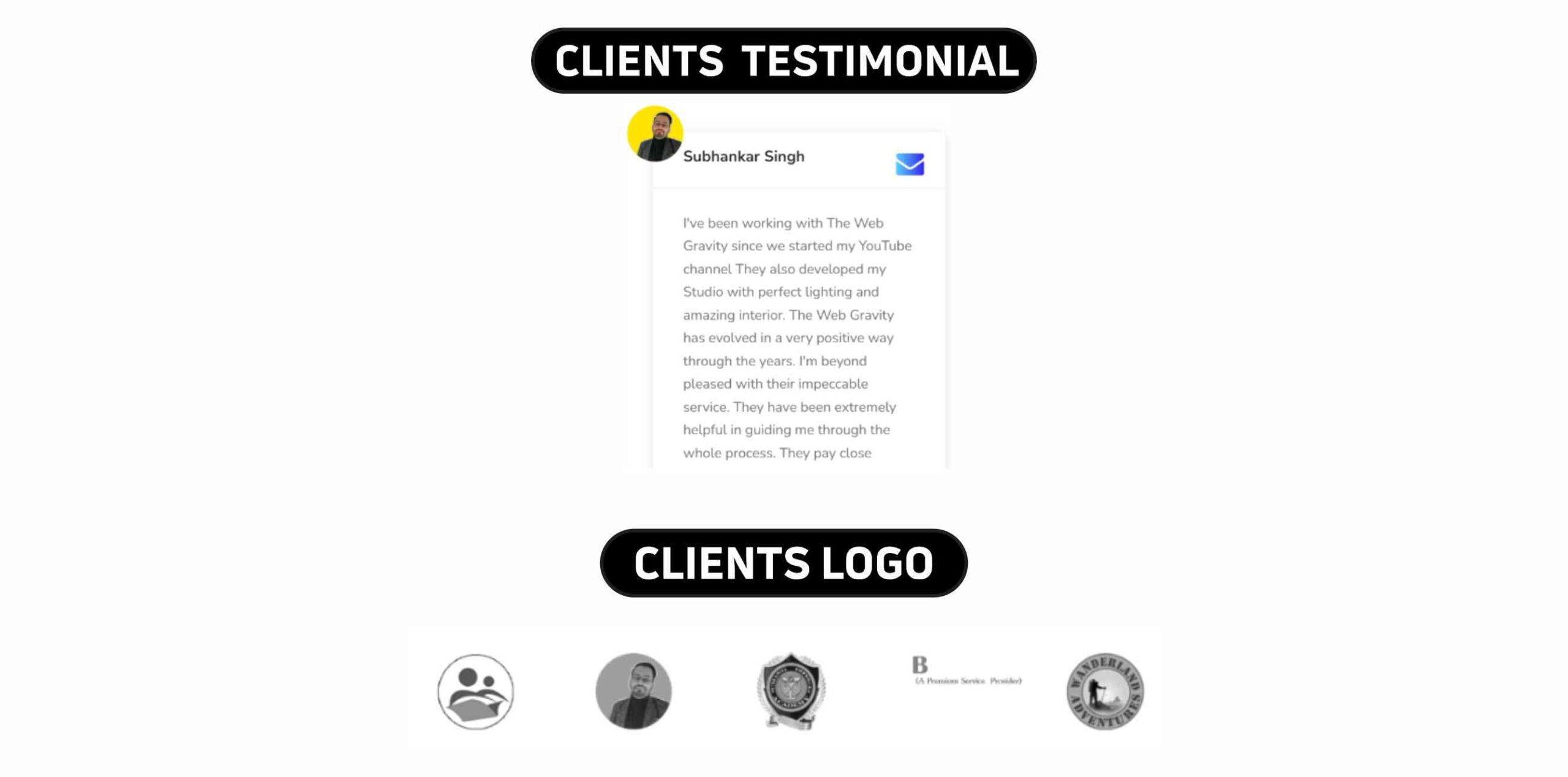 The Web Gravity Client Testimonial & Client Logos