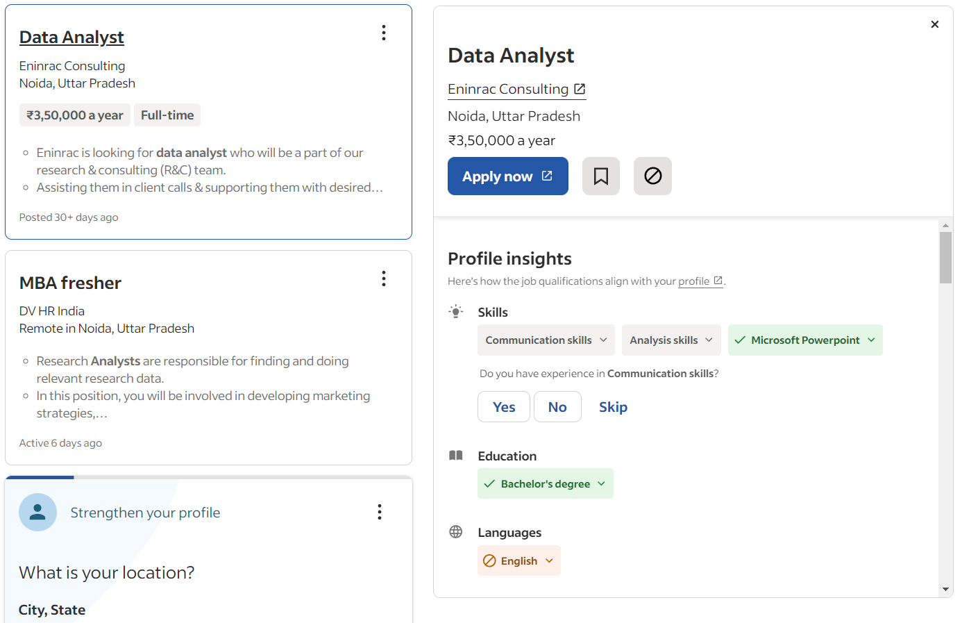 Data Analyst Salary